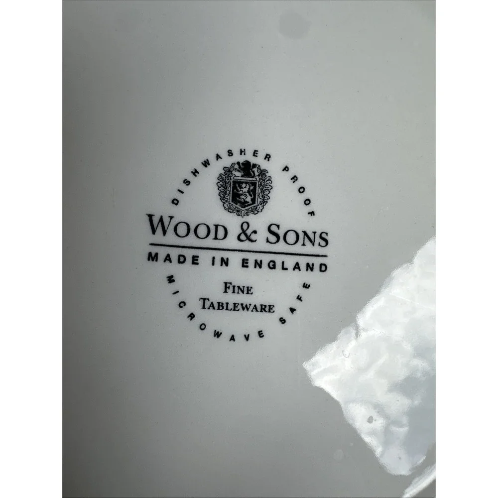 Replacement Woods Ware English Scenery Blue White 10 In Dinner PlateEngland
